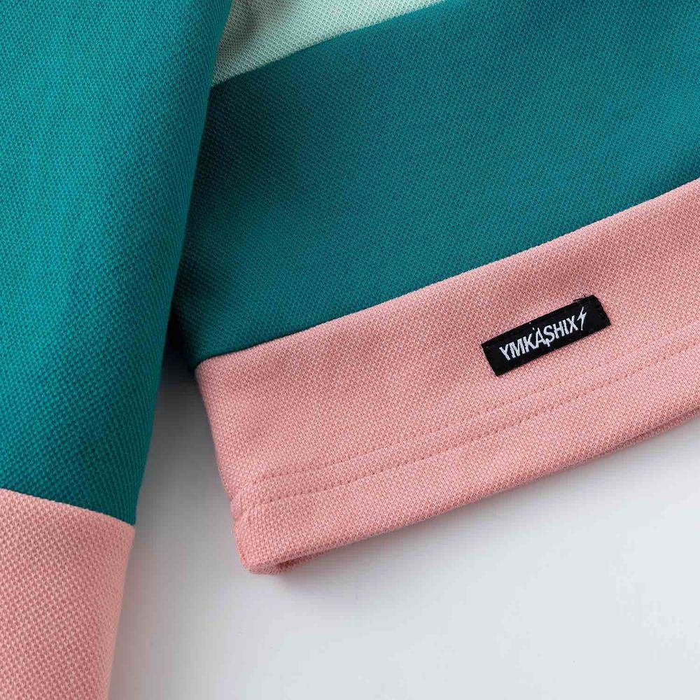 Поло Ymkashix пыльно-розовое