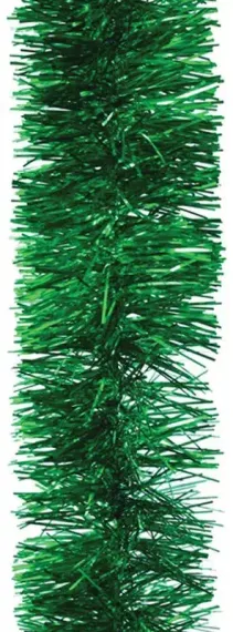 Мишура цвет зеленый, диаметр 100 мм., длина 3 м., ЕлкиТорг (M100green)