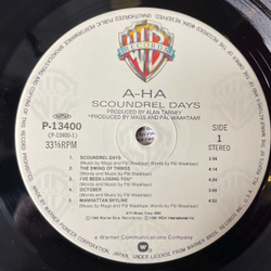 Винтажная виниловая пластинка LP A-ha Scoundrel Days (Japan 1986) (Obi)
