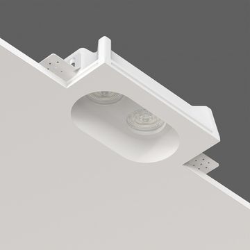 Встраиваемый гипсовый светильник для установки в потолках из гипсокартона LED MR16 GU10 / модуль LED MR16 SN 007 белый Izar Duo Stellanova