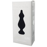 Черная анальная втулка Amuse L - 13,8 см. (Цвет: черный)