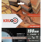Пильный диск KRUGO 190x2,2/1,4x36Tx30mm, WA190036