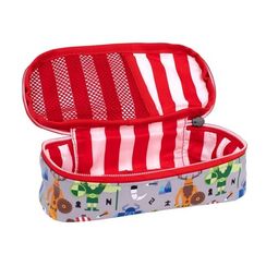 Penal \ Пенал \ Pencil bag OVAL PENCIL CASE VIKINGS