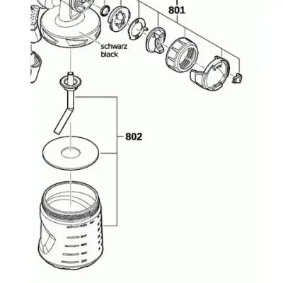 Прокладка уплотнительная для краскопульта Bosch PFS 3000-2 5000E 7000 5 шт.