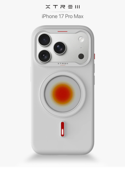 XTREM Чехол для Apple iPhone 17 Pro Max с экраном на задней панели, белый