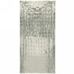 Занавес фольгированный «Прямоугольник» ш1м, в2м (глянец), шампань