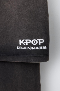 ZARA БРЮКИ FLARE С НАСЛОЕННОЙ ЮБКОЙ KPOP DEMON HUNTERS™ NETFLIX ©, АНТРАЦИТОВО-СЕРЫЙ