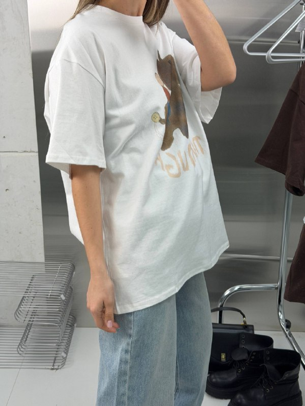 Футболка женская артикул 607-1 цвет "белый"