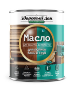 ЗДОРОВЫЙ ДОМ Масло для полков бань и саун бесцветное 1л (LAKRA)