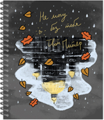 Тетрадь общая 48 листов на металлическом гребне "Питер я скучаю"