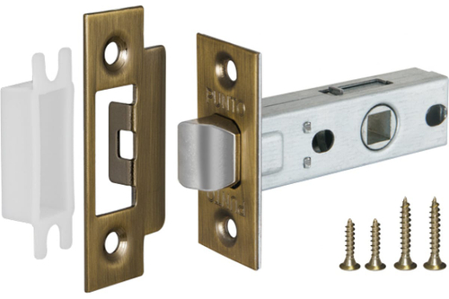 Защелка врезная L45-8 ABG Зеленая бронза