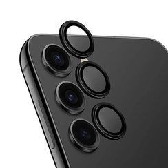 Защитное стекло Uniq OPTIX Camera Lens protector Aluminium для камеры Galaxy S24 черный (GS24-ALENSBLK)