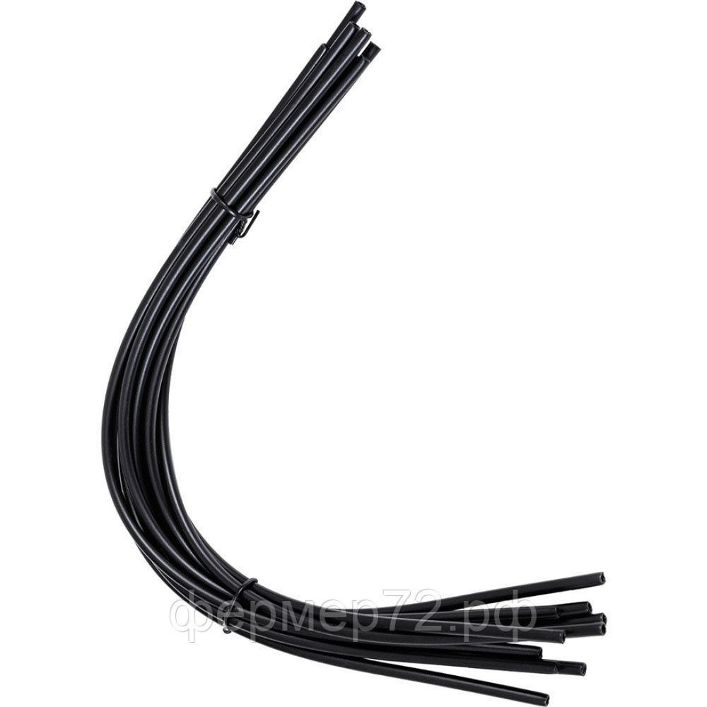 Н-р микротрубок для капельн.полива от водопровода, d = 5 мм, дл. 40 см, 10 шт, «Жук»