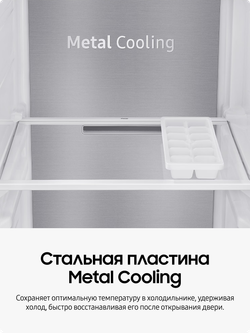 Холодильник Samsung Side-by-Side RS61R5041SL/WT