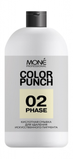 Mone Professional Кислотная смывка Восстановитель COLOR PUNCH 02 PHASE, 500 мл