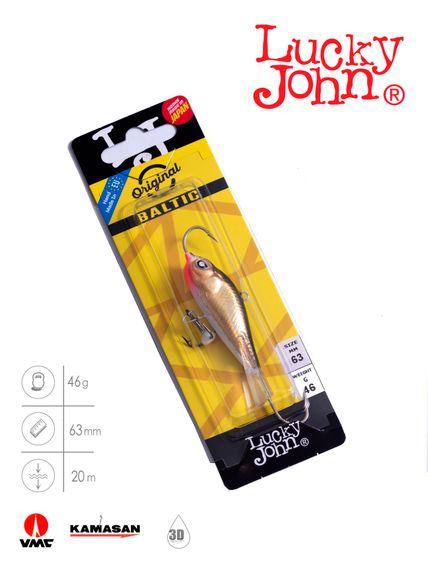 Балансир Lucky John BALTIC 6 с тр. 60мм/10H блистер