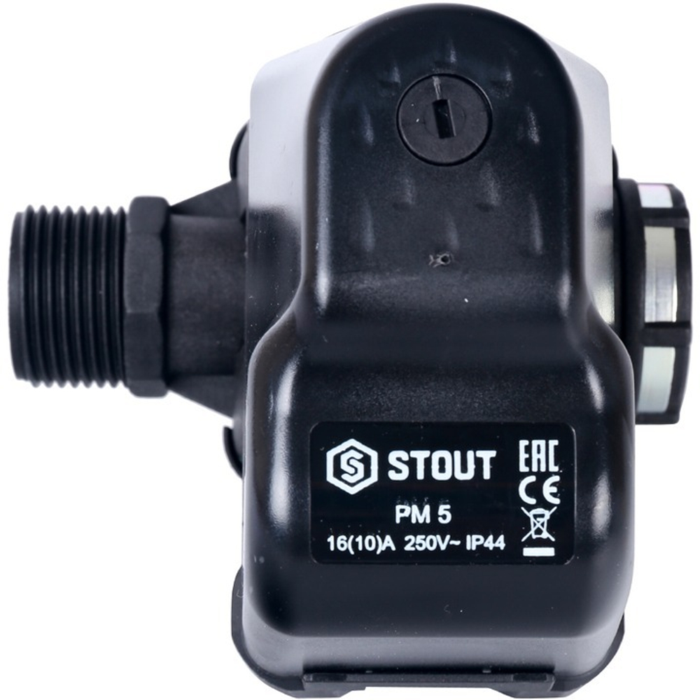 Реле давления Stout PM5-3W 1-5 бар с манометром