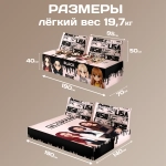 Бескаркасный диван кровать раскладной "BLACKPINK"
