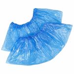 Бахилы двойные КОМПЛЕКТ 1000 штук (500 пар) СУПЕР ЭКСТРА евроблок, размер 40х14 см, 46 мкм, 5 г, ELEGREEN