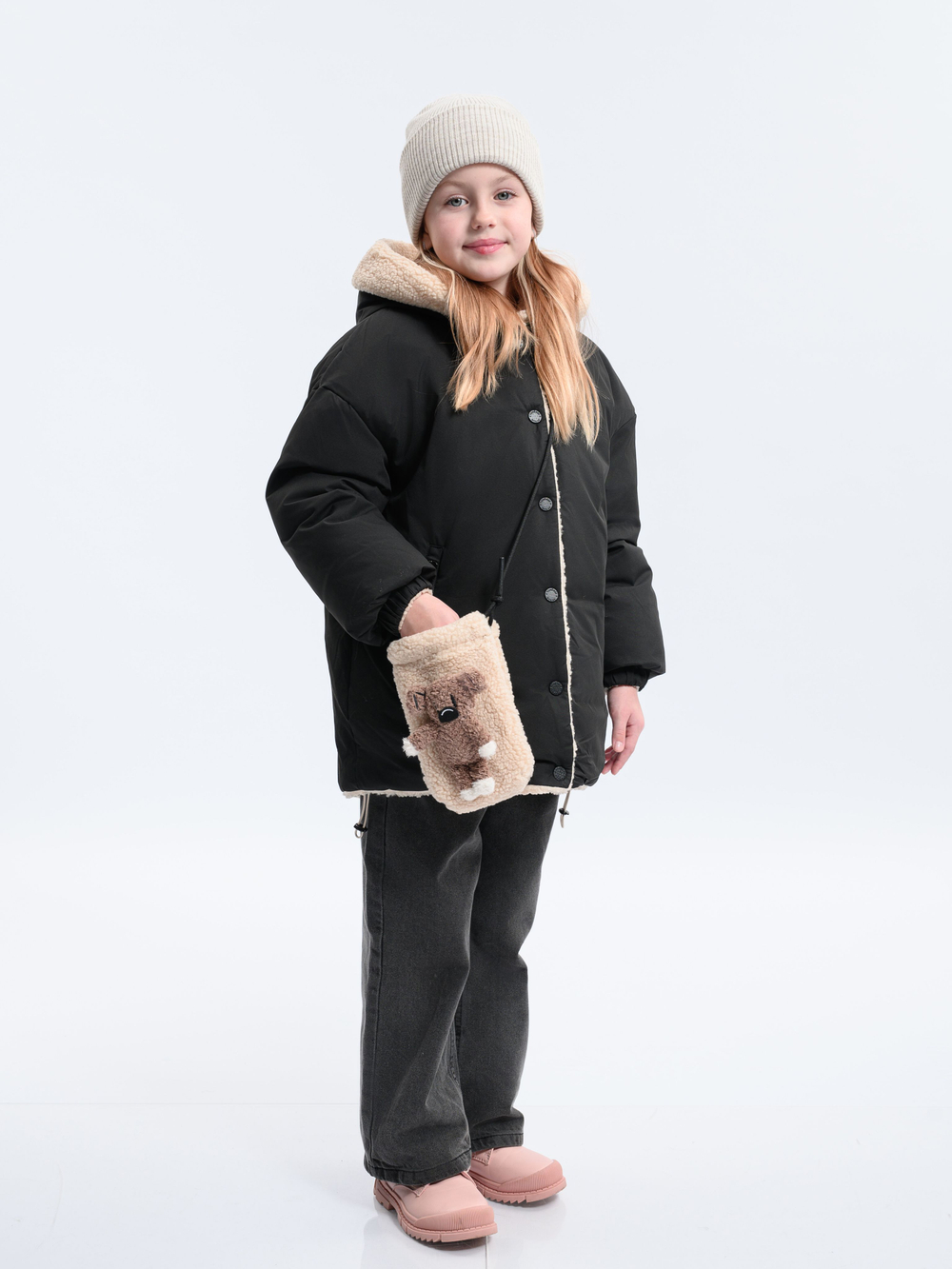 Куртка Еврозима двухсторонняя Тедди