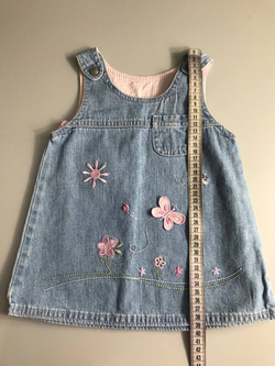 Сарафан с милой аппликацией на 6 месяцев