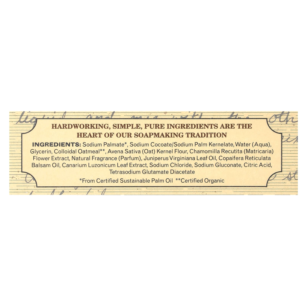 The Grandpa Soap Co., Мыло для лица и тела, овсянка, 120 г (4,25 унции)