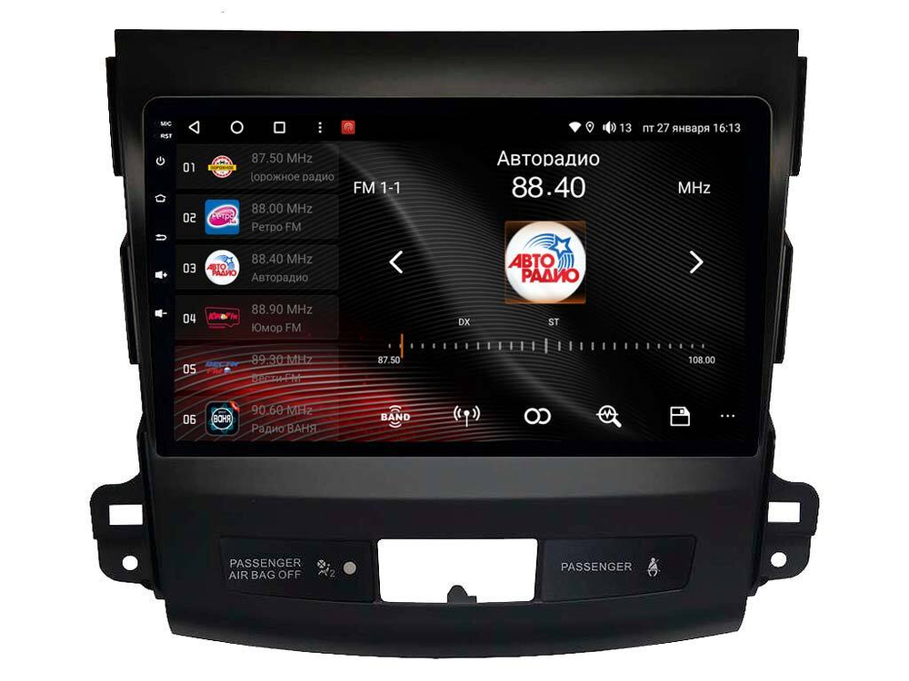 Магнитола для Mitsubishi Outlander XL - Vaycar VA47-0056 на Android 13, 8-ядер, 4G SIM-слот