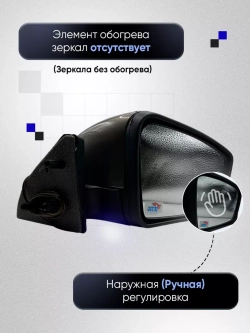 Зеркала ваз 2108-2109 2113-2115 Наружная регулировка