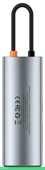 Док-станция Baseus Metal Gleam Gray (WKWG020113)