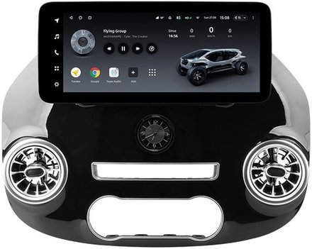 Магнитола для Mercedes-Benz Vito W447 2014-2024 - Teyes LUX ONE ROUND монитор 12.3" 2K QLED на Android 10, CarPlay, 4G SIM-слот