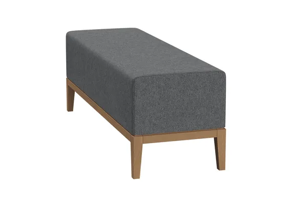 Банкетка Fjord 120 см (серый, твид)