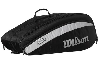 Сумка теннисная Wilson Roger Federer Team 12 Pk Bag - black