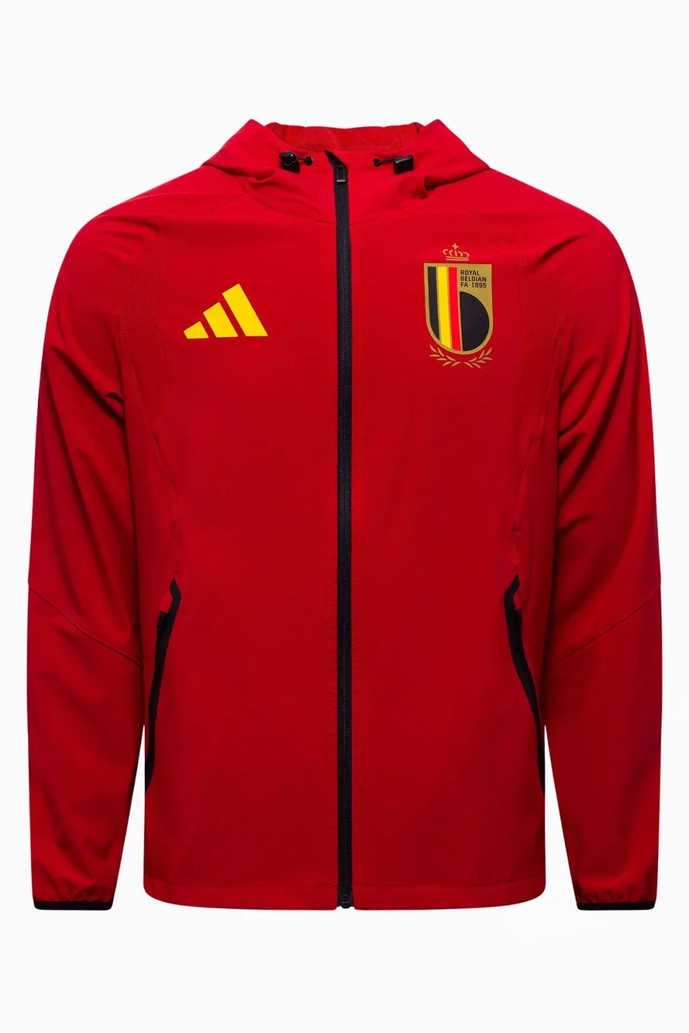 Ветровка adidas Belgium 2026 Tiro Travel Full-Zip - красный