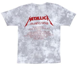 Футболка Metallica ...And Justice For All тай-дай (506)