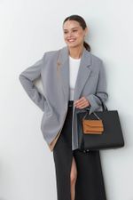 ШОППЕР КВАДРАТНЫЙ ЧЕРНЫЙ