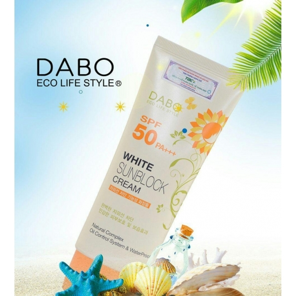 DABO. Солнцезащитный крем White Sunblock Cream SPF50/PA+++