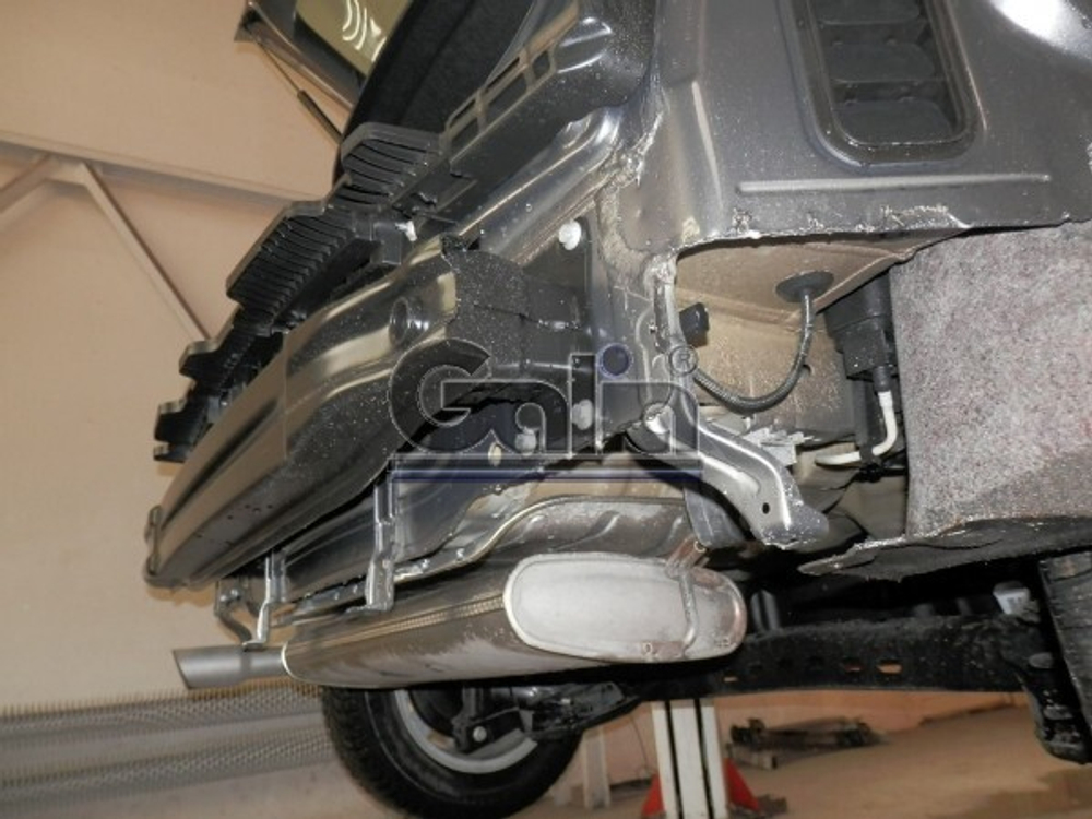 Фаркоп оцинкованный Galia A048A для Volkswagen Golf хетчбек 5 дв., Audi A3 хетчбек 3/5 дверей 2012- (паспорт и сертификат в комплекте)(без электрики)
