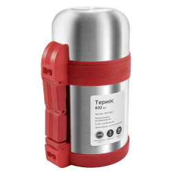 Термос универсальный (для еды и напитков) Relaxika 201 (0,8 литра), стальной
