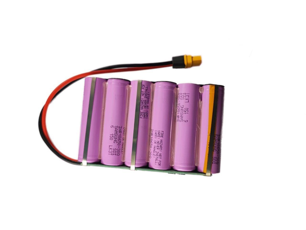 Сборка аккумуляторная из Li-ion 6S2P-ICR18650-30Q