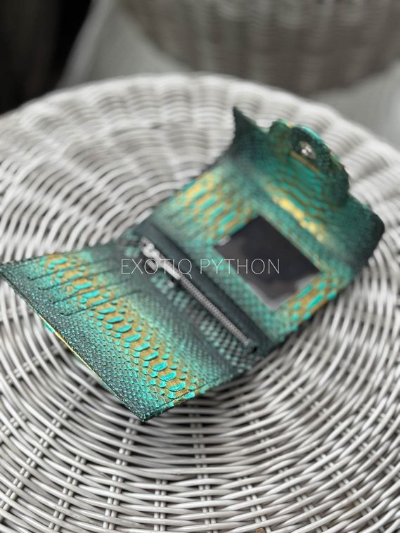 Кошелёк из натуральной кожи питона WA-258