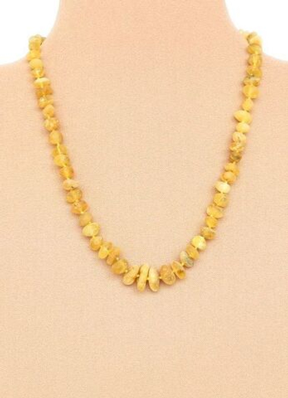 Бусы из необработанного янтаря (71102)