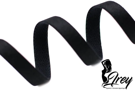 170 740/10 ОПТ Бретель глянец Lauma Fabrics, 10 мм, черный 170