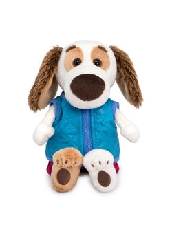 Мягкая игрушка Бартоломей Baby в стеганом жилете 20см