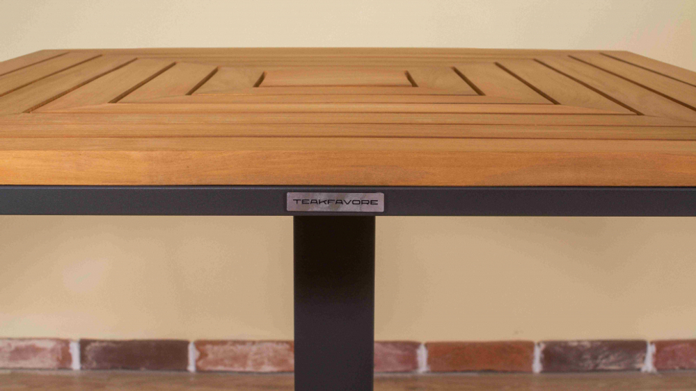 Стол обеденный Ideal Patio ЭГМОНТ из тика 80x80 резервный дубль