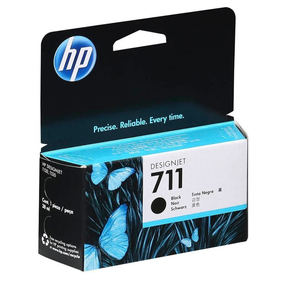 Картридж HP 711 (CZ129A) для DesignJet T120/T125/T130/T520/T525 черный (38 мл)