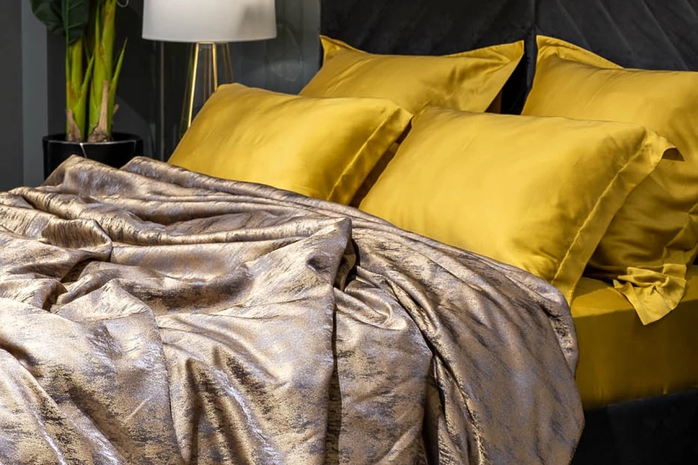 Плед Garda Decor HOUSTON ЗОЛОТОЙ 121GD-HOUST100-POKR ZOLSER