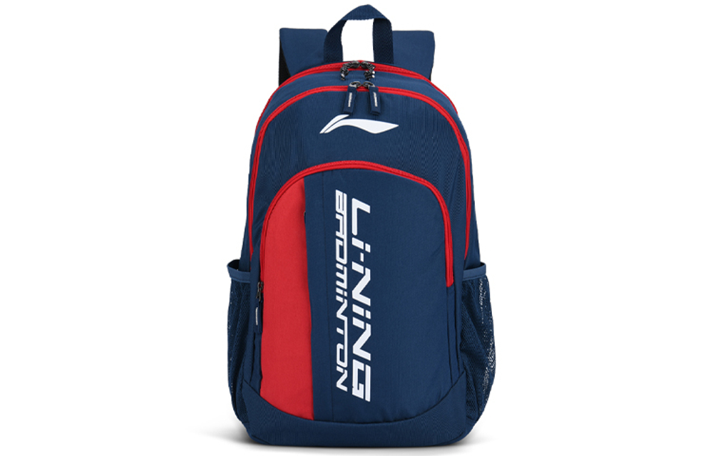 Li Ning Fabric Backpack Regular Unisex Blue/Red