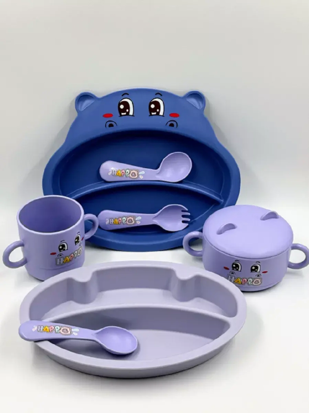 Набор для кормления бамбуковый детский от 6 месяцев новинка.