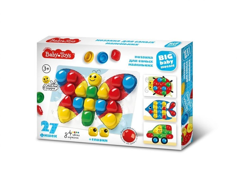 Мозаика для самых маленьких Бабочка Baby Toys