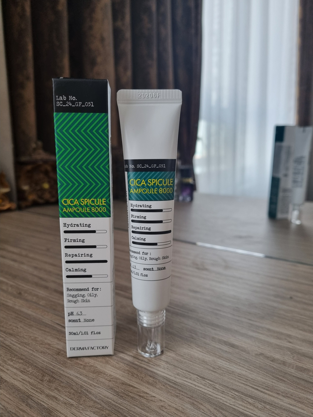 Cыворотка для лица с экстрактом центеллы и спикулами (8000 ppm) Derma Factory